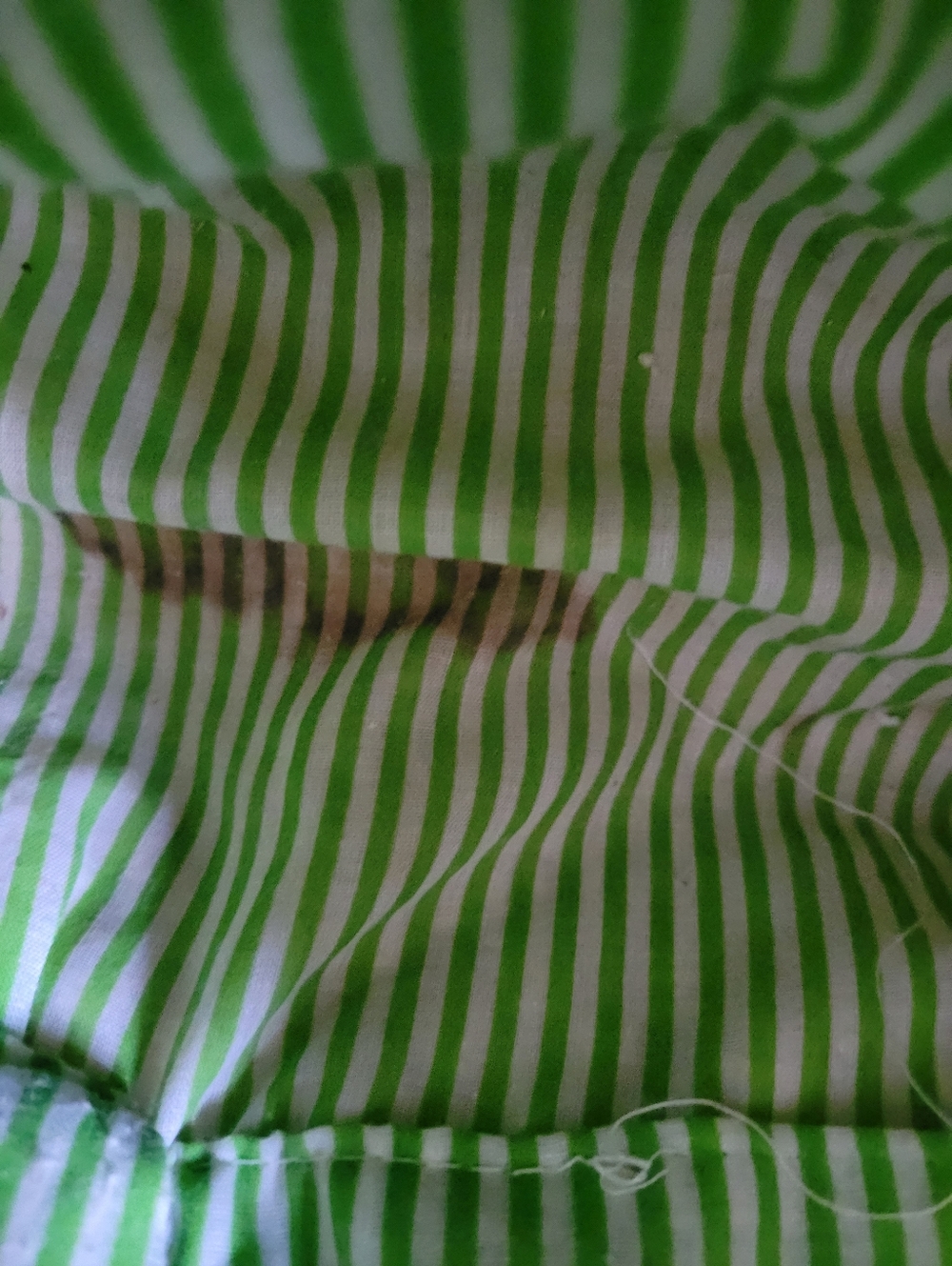Green Trim Woven Straw Tote Bag - Picture 12 of 14